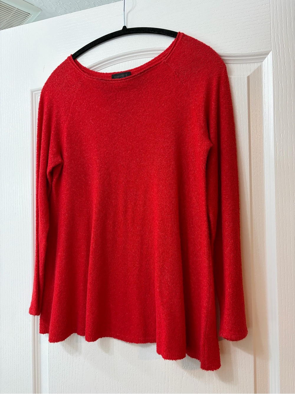 Carlisle Red Long-Sleeve Swing Sweatshirt